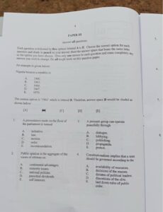 Neco gce government essay