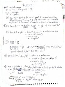 neco chemistry practical numer 1